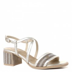 Босоножки женские Nero Giardini P908253D платиновые 36 EU