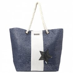 Пляжная сумка женская Les Tropeziennes CIB 01 темно-синяя