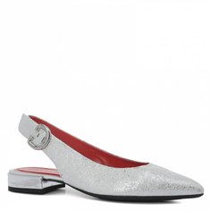 Туфли женские Pas De Rouge 2864_2287664 серебристые 35 EU