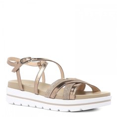 Сандалии женские Nero Giardini P805850D золотисто-бежевые 38 EU