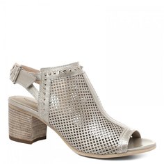 Босоножки женские Nero Giardini P805723D бежево-серые 37 EU