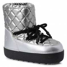 Дутики женские Jog Dog CELESTE 01419 серебряные 36-37 RU