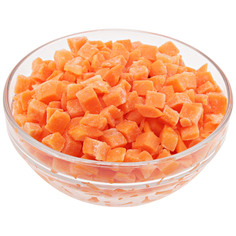 Морковь ВкусВиллАйс кубиками замороженная 400 г