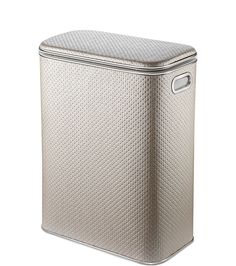 Корзина для белья Geralis PLH-B PUNTO бежевая, кант хром, стандартная