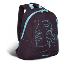 Рюкзак детский GRIZZLY /2 фиолетовый RD-047-11