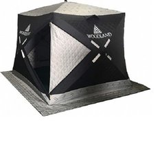 Зимняя палатка куб WOODLAND Ultra, трехслойная
