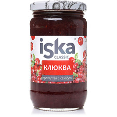 Клюква Iska протертая с сахаром, 420 г