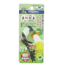 Игрушка для кошек Premium Pet Japan Кувыркающиеся мышки из кокона шелкопряда, 2 шт