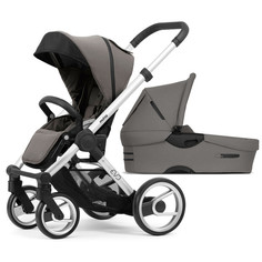 Коляска 2в1 Mutsy Evo Bold Warm grey на шасси Grey grip standart