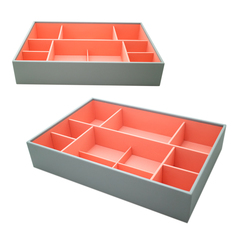 Шкатулка открытая для хранения украшений с 11 секциями Stackers LC Designs 73573