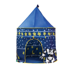 Детская игровая палатка Baby Fox Замок 135х105 см., цв. синий, BF-TNT-04