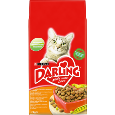 Сухой корм для кошек Darling, с птицей и овощами, 2кг