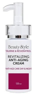 Крем возрождающий 24 часа Beauty Style Taurine & Resveratrol Anti Age plus 120 мл