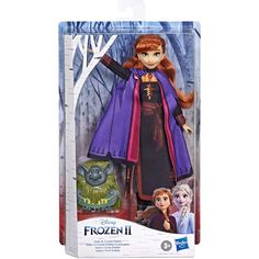 Disney Кукла Frozen 2 Холодное сердце Анна с троллем E8762/E8751