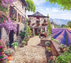 Фотообои Divino Decor "Прованс 300х270"