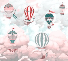 Фотообои детские Divino Decor " Облака 300х270№
