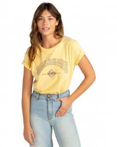 Футболка женская Billabong Z3SS11-BIF1 желтая S