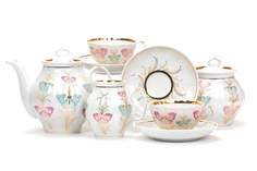 Сервиз чайный. Дулевский Фарфор. Фантазия. 15 предметов.