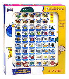 Интерактивная игрушка Обучающий планшет 7 режимов KriBly Boo