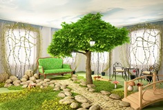 Фотообои DIVINO Decor -046 Сказочная комната 2 400х270