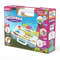 Конструктор ND Play 2 в 1 Геометрические фигуры 299394