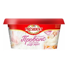 Сыр-мусс президент прованс творожный с чесноком 60 % 120 г President