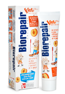 Зубная паста Biorepair Kids Peach с экстрактом персика, для детей от 0 до 6 лет
