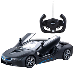 Радиоуправляемая машинка Rastar BMW i8 1:14 черная 71010B