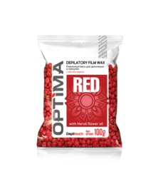 Пленочный воск для депиляции в гранулах Depiltouch OPTIMA «RED», 100гр