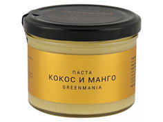 Кокосовая паста Кокос и Манго Greenmania, 200 гр.
