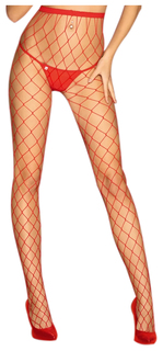 Оригинальные колготки в крупную сеточку 185407 Obsessive