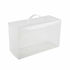 Набор коробов для обуви из 2шт, Д350 Ш140 В210, прозрачный, BOX-14A Handy Home