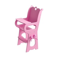 Стульчик для кормления Leader с мягким сиденьем Diamond Princess розовый 72119