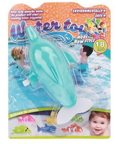 Игрушка для ванной Abtoys Веселое купание Дельфин заводной PT-01481