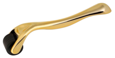 Мезороллер для лица DRS на 540 игл длиной 0.75 мм c титановым напылением золотой