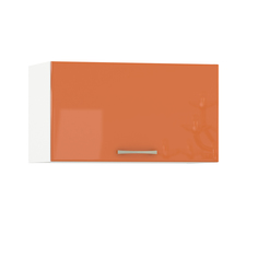 Шкаф над вытяжкой Mobi Сандра 600 манго глянец/белый, 60х32х34 см