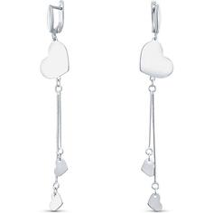 Серьги женские из серебра Silver Wings 02fye8569-113, без вставки