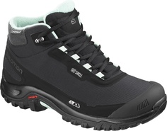 Ботинки Salomon Shelter Cs Wp W, black/ebony/wine tasting, 7.5 UK