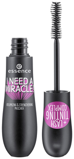 Тушь для ресниц essence I need a miracle! Volumizing & strengthening 01 Black 16 мл