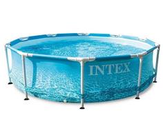 Каркасный бассейн Intex Metal Frame Pool Beachside 28206 305х305х76 см