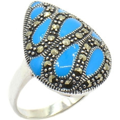 Кольцо женское Silver Wings 210003n-39-197 р.17