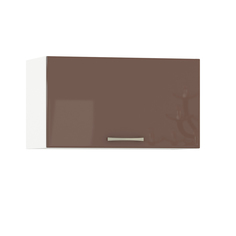 Шкаф над вытяжкой Mobi Сандра 600 капучино глянец/белый, 60х32х34 см