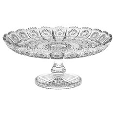 Тарелка для торта Crystal BOHEMIA на ножке, 31 см