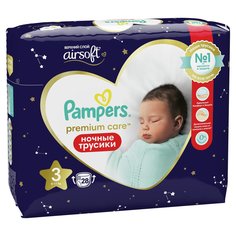Подгузники-трусики Pampers Premium Care Pants ночные 3 (6-11 кг) 28 шт.