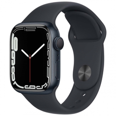 Смарт-часы Apple Watch Series 7 GPS 45mm MidnightAl/Midnight Sport