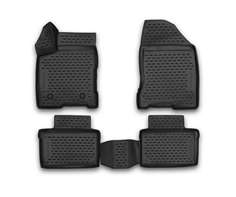 Коврики 3D в салон подходят для HONDA HR-V 2016-> П.Р., 4шт. (полиуретан) Element