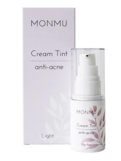 Крем тинт с эффектом сияния тон светлый MONMU ANTI-ACNE