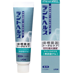 Зубная паста для профилактики опущения кровоточ. дёсен LION Dent Health Smooth Gel 28 г