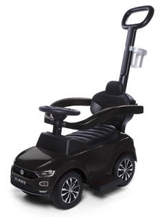 Каталка детская Babycare Volkswagen T-Rock кожаное сиденье Чёрный