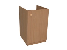 Тумба под кухонную мойку СТАНДАРТ 50х50х82; Бук Лидер сантехника